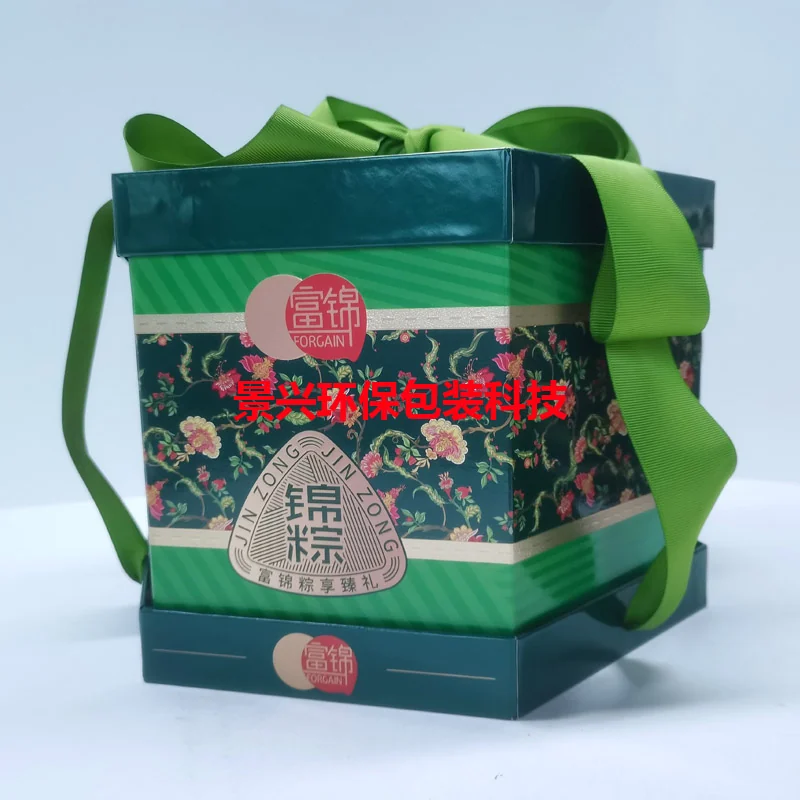 富锦月饼粽子礼盒包装印刷，包装案例图片