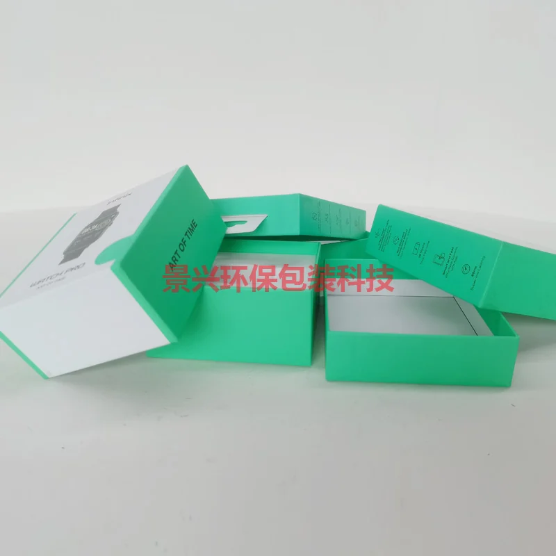 传音智能手表蓝牙耳机包装彩盒印刷，包装案例图片