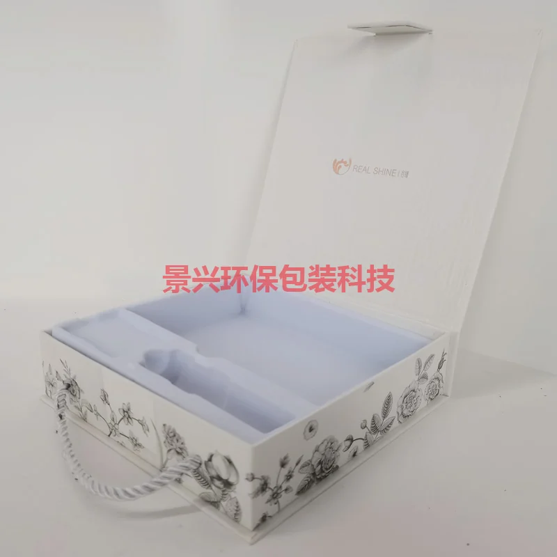 手提式翻盖礼盒包装印刷带吸塑内托，包装案例图片